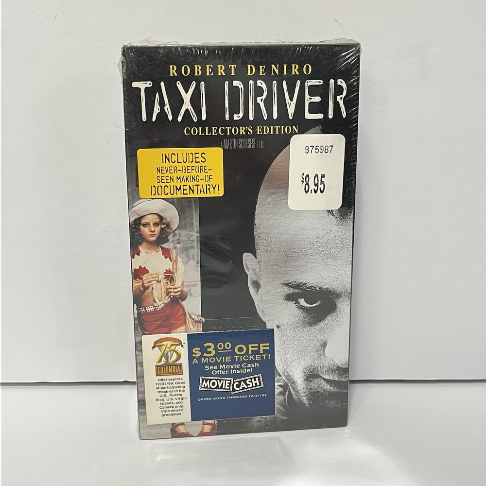 Taxi driver collectors edition VHS Factory Sealed Deniro Scorsese + Documentary